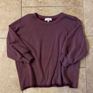 Michael Stars Plum Crewneck Top